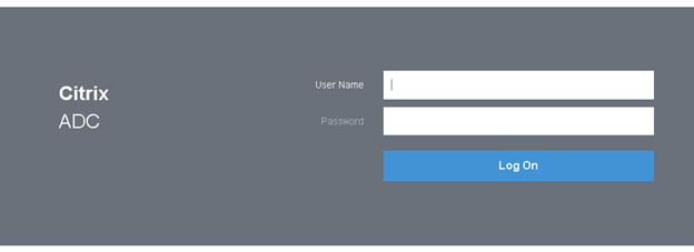 Citrix NetScaler Configuration utility