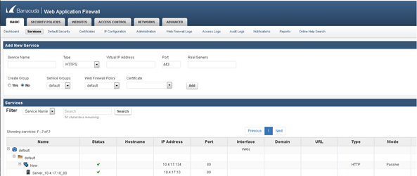 Add New Service Page