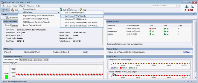 AnyConnect VPN Wizard