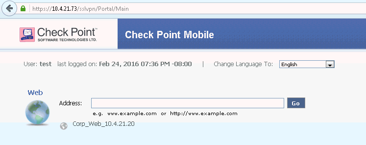 Check Point Mobile