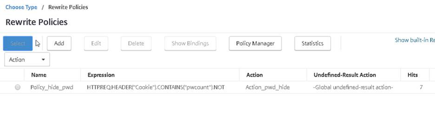Citrix NetScaler Rewrite Policies