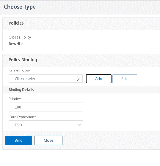 Citrix NetScaler Rewrite Policy
