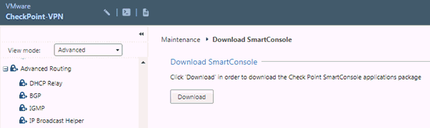Download SmartConsole