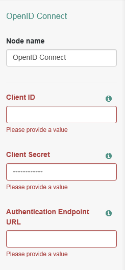 ForgeRock OpenID Connect Dialog Box