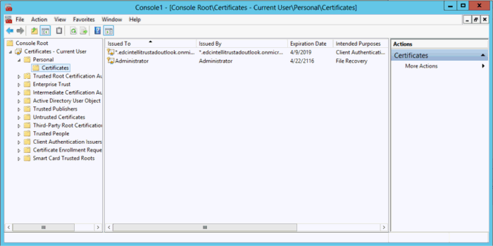 Microsoft Management Console