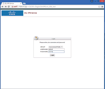 Web SSL Login Page